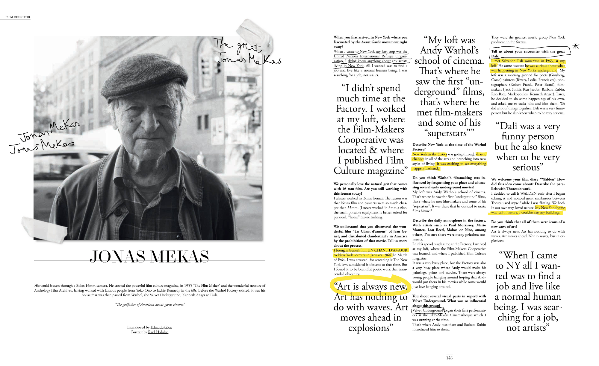 Jonas Mekas - Bibbe
        Hansen